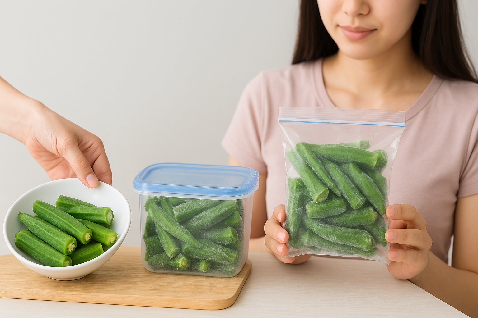 茹でたオクラは何日持つ？冷蔵冷凍の目安と保存のコツ