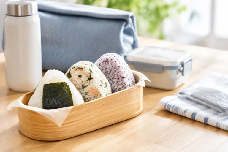 お弁当はおにぎりだけ！持って行き方と朝の準備・包み方のコツ