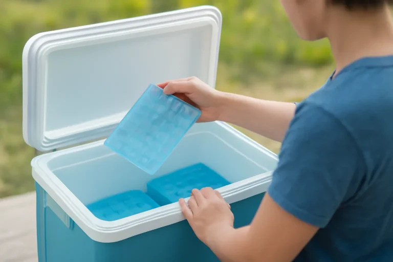 クーラーボックスの保冷剤はどれくらい？容量別の目安と長持ちのコツ