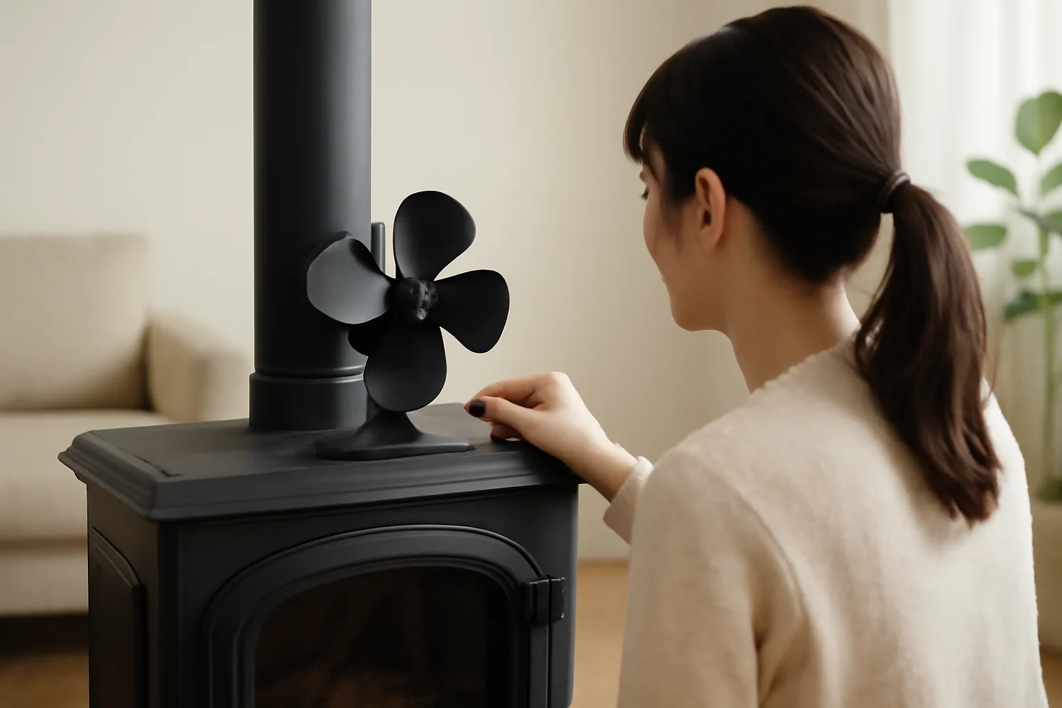 ストーブファンは危ない？やけど・落下を防ぐ置き方と選び方