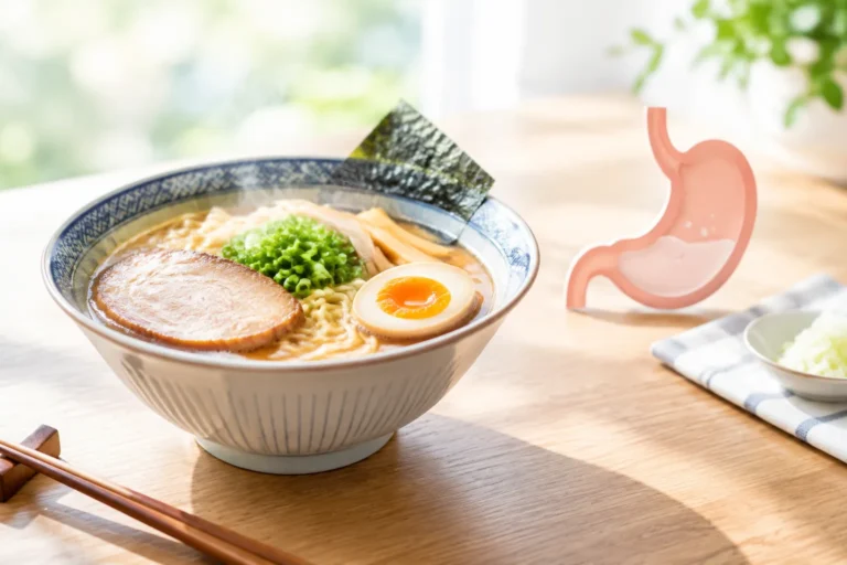ラーメンの消化時間はなぜ変わる？胃への負担に配慮する食べ方