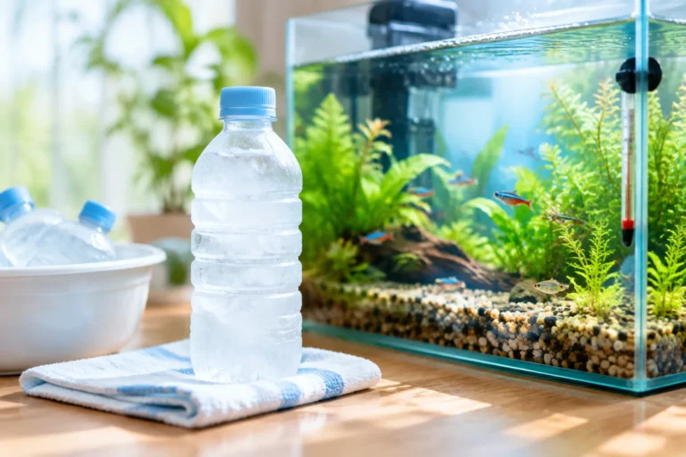 水槽の水温をペットボトルで下げる？交換の手間と冷却時の注意点