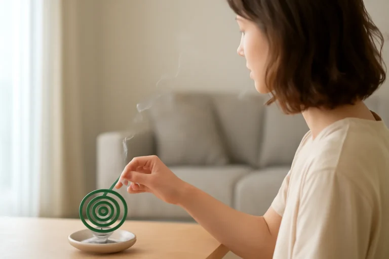 蚊取り線香を家の中で安全に使うには？煙の誤解と換気・置き場所